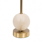 Geralt Table Lamp – Brushed Brass & Alabaster