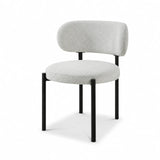 Berkeley Designs Modena Dining Chair – Ivory & Black – Set of 2