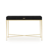 D.I Designs Berkeley Console Table – Black & Gold
