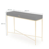 D.I Designs Berkeley Console Table – Black & Gold