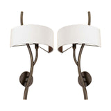 Ramus Pair of Wall Lamps – Dark Bronze