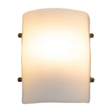 Nerea Wall Lamp – Frosted Glass & Dark Bronze