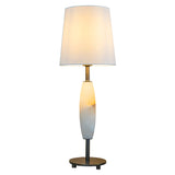 Rosella Table Lamp – Alabaster & Dark Bronze