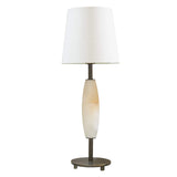 Rosella Table Lamp – Alabaster & Dark Bronze