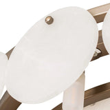 Heidi Chandelier – Muted Bronze & Alabaster – 70 cm