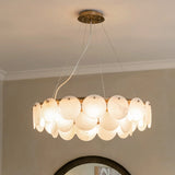 Heidi Chandelier – Muted Bronze & Alabaster – 70 cm