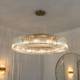 Panora Chandelier – Muted Bronze & Crystal