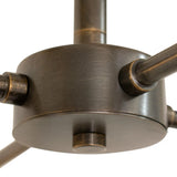 Rosella Chandelier – Dark Bronze & Alabaster