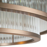 Hubert Chandelier – Muted Bronze & Glass – 80 cm