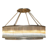 Hubert Chandelier – Muted Bronze & Glass – 150 cm