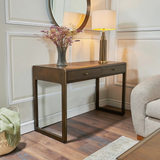 Kime Dressing Table – Chocolate & Dark Brass