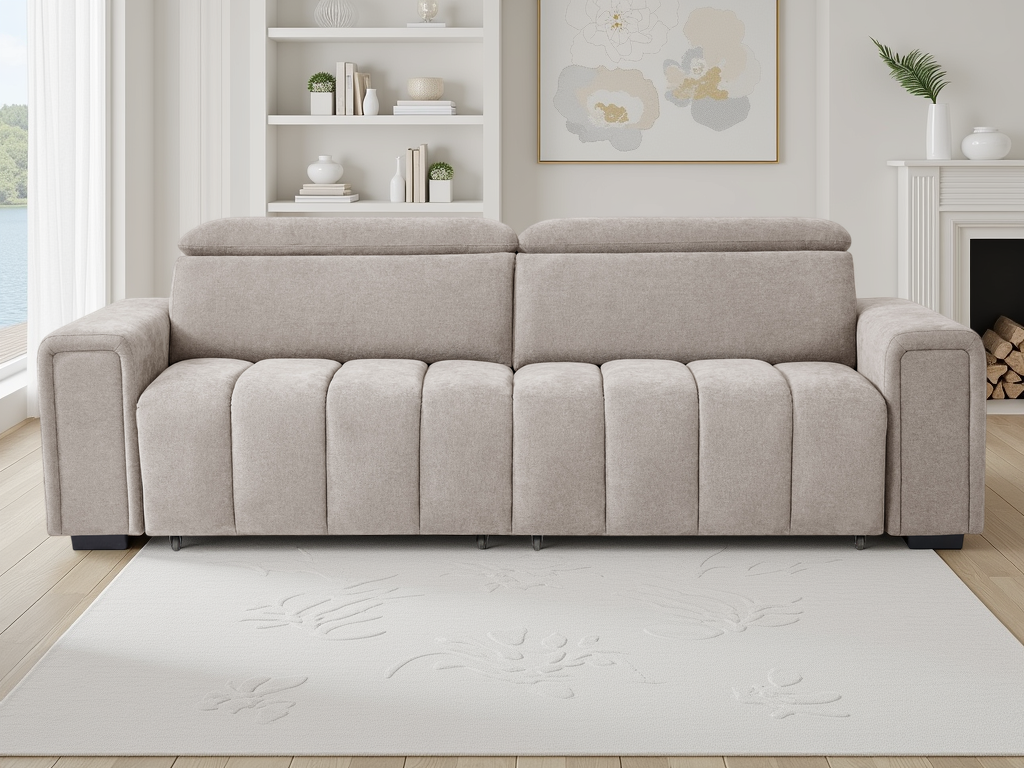 Molly 3 Seater Electric Sofabed – Beige