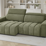 Molly 3 Seater Electric Sofabed – Olive