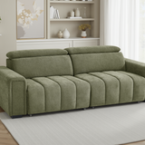 Molly 3 Seater Electric Sofabed – Olive