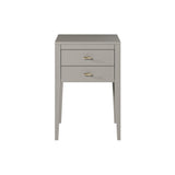 D.I Designs Radford 2 Drawer Bedside Table – Grey Oak