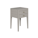 D.I Designs Radford 2 Drawer Bedside Table – Grey Oak