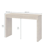 D.I Designs Wickham Console Table – Ribbed Oak