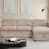 Capri Universal Corner Sofabed – Beige