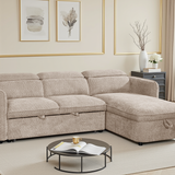Capri Universal Corner Sofabed – Beige